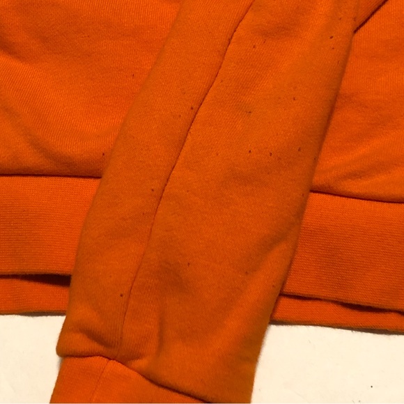 Adidas x Pharrell Williams Humanrace Yourh Orange Hoodie Breathe Thoughts - Picture 6 of 10